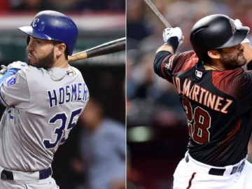 JD Martinez Eric Hosmer heading in different directions