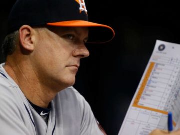 Astros manager A.J. Hinch