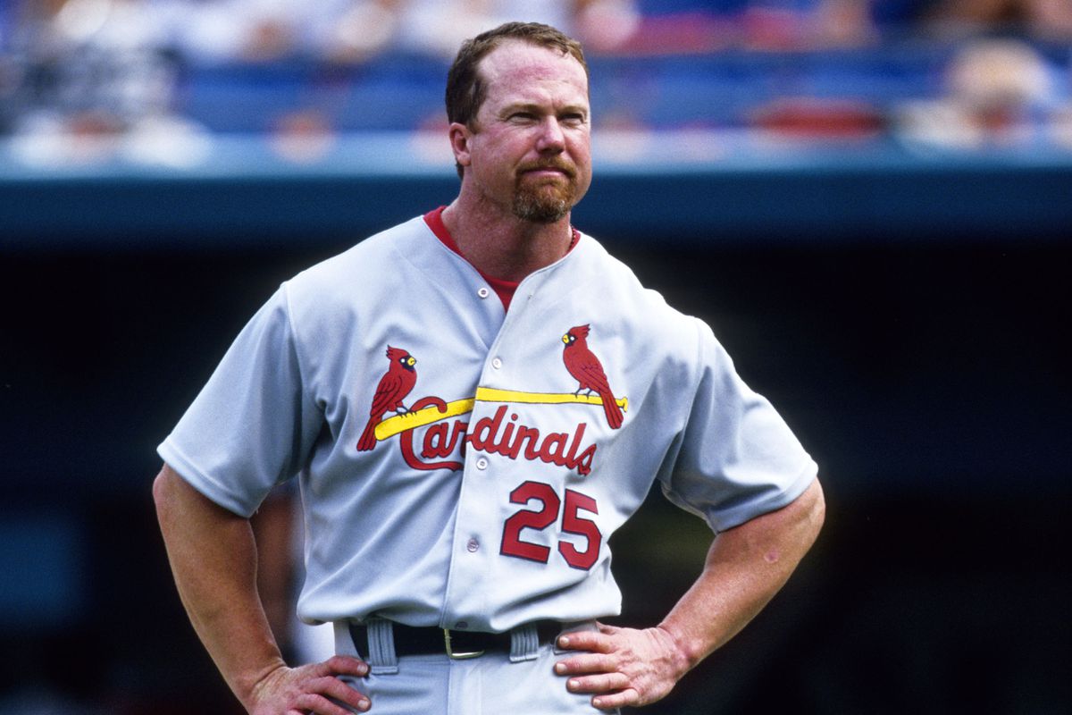 Mark McGwire Gives the Middle Finger to the Baseball World.