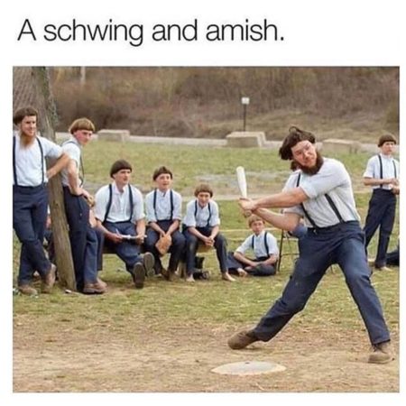 Amish launch angle