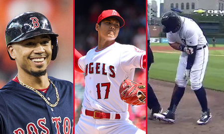 Mookie Betts, Shohei Ohtani, Miguel Cabrera