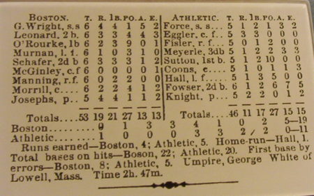 Henry Chadwick boxscore